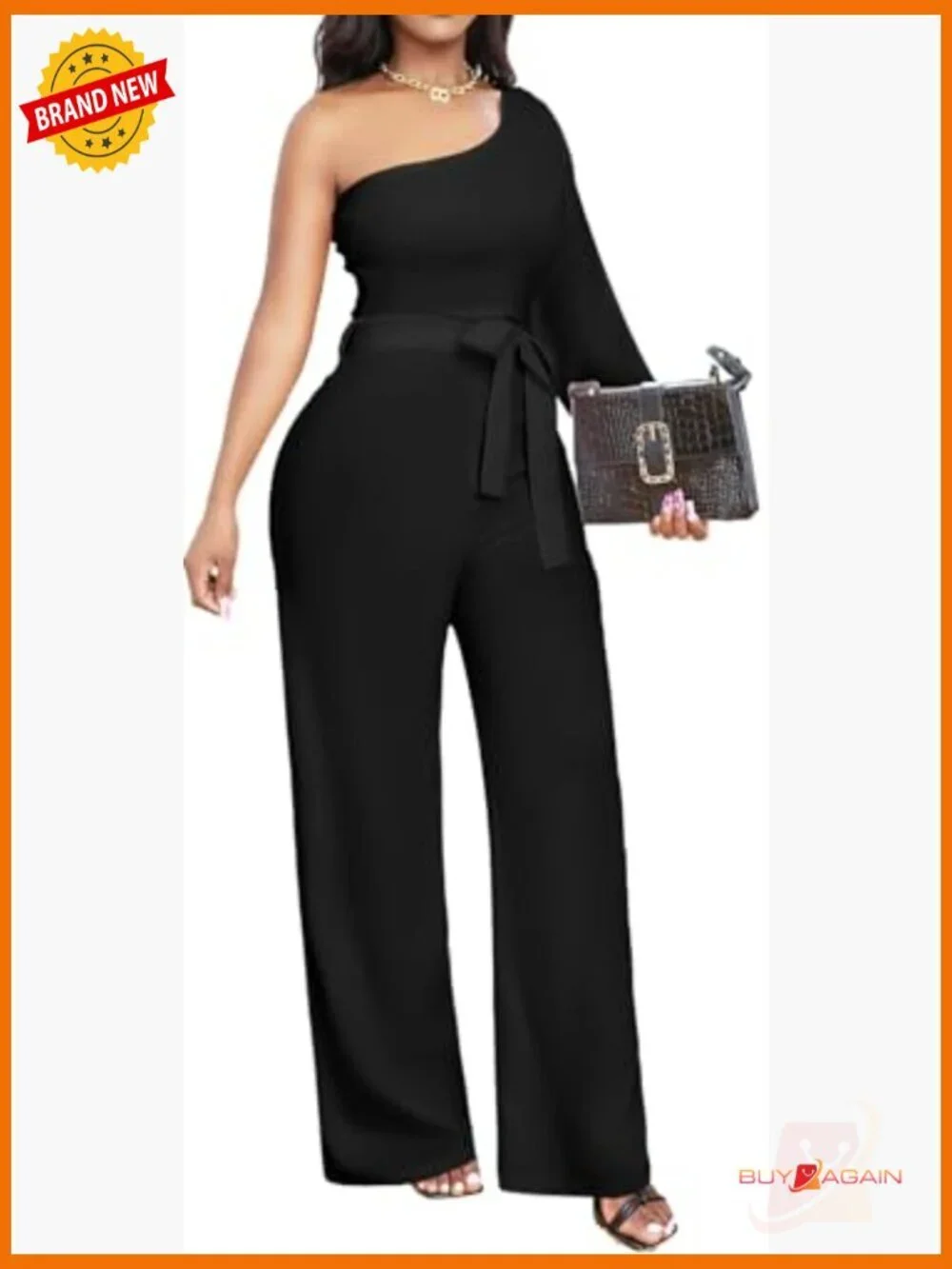 Formal Jumpsuit Women Dressy Elegant Long Straight Pants Party Club V Neck